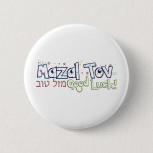 Bóton Redondo 5.08cm Mazel Tov