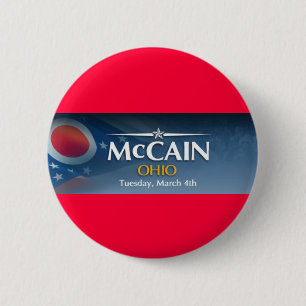 Bóton Redondo 5.08cm McCain para Ohio