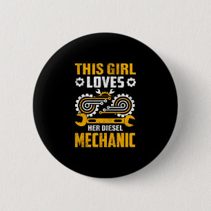 Bóton Redondo 5.08cm MechanicThis Girl ama Her Mechanic