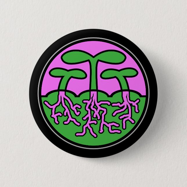 Bóton Redondo 5.08cm Medalhão da estação: Primavera (Frente)