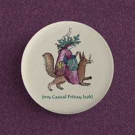 Bóton Redondo 5.08cm Medieval "Casual Friday"