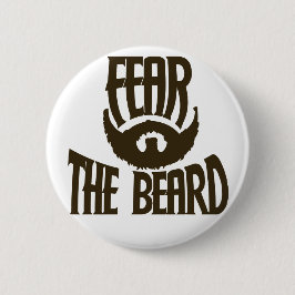 Bóton Redondo 5.08cm Medo da barba