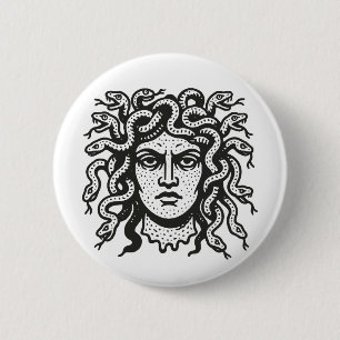 Bóton Redondo 5.08cm Medusa