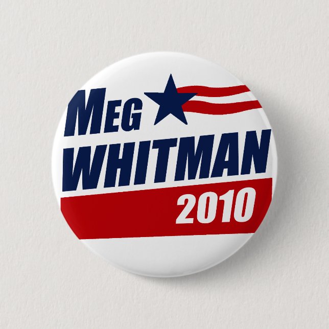BÓTON REDONDO 5.08CM MEG WHITMAN 2010 (Frente)