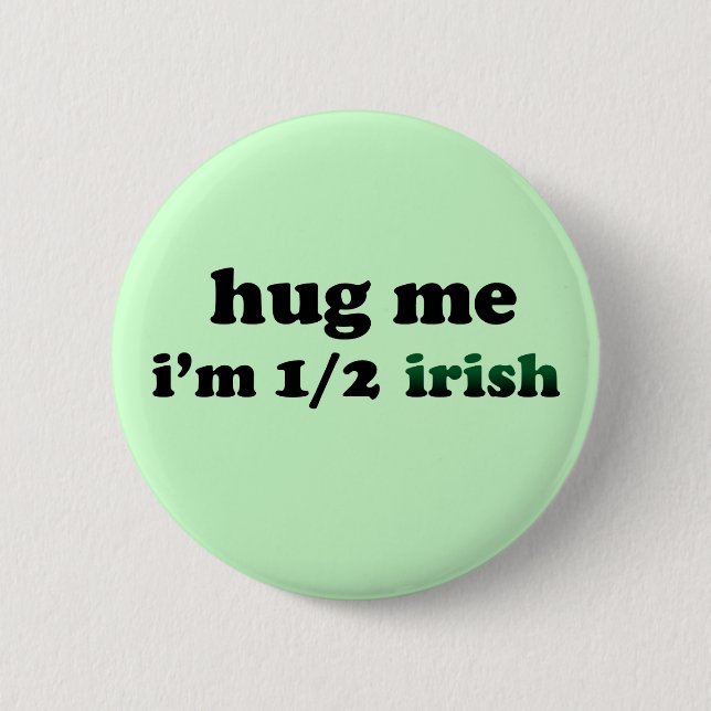 Bóton Redondo 5.08cm Meio irlandês (Frente)
