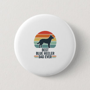 Bóton Redondo 5.08cm Melhor Design de Camisa de Cachorro Vintage para P
