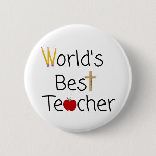 Bóton Redondo 5.08cm Melhor oferta escolar Legal de professores do mund