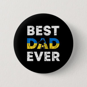 Bóton Redondo 5.08cm Melhor Pai Ucraniano de Todos os Tempos Ucrânia Di