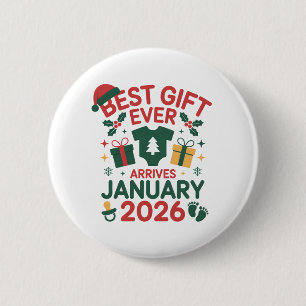 Bóton Redondo 5.08cm Melhor Presente de Natal Chega Janeiro 2026 Casais