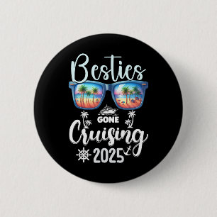 Bóton Redondo 5.08cm Melhores Amigas Cruzeiros 2025 Garotas Mulheres Co
