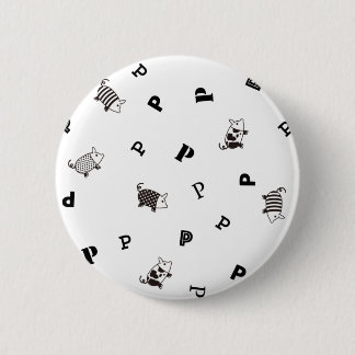 Bóton Redondo 5.08cm Mellow Pig 缶バッジ