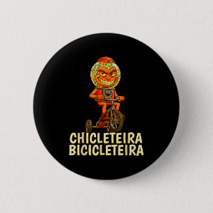 Bóton Redondo 5.08cm Meme italiano engraçado de crianças Brainrot Chicl