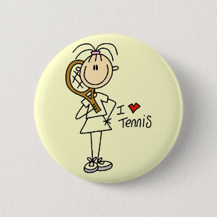 Bóton Redondo 5.08cm Menina eu amo o camiseta e os presentes do tênis