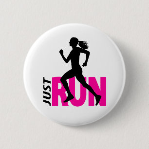 Bóton Redondo 5.08cm Menina Running