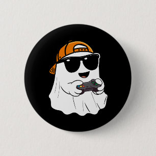 Bóton Redondo 5.08cm Meninos do Halloween Crianças Fantasmas Gamer Asca