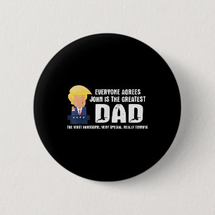 Bóton Redondo 5.08cm Mens Engraçado Trump Dizendo Maioria Citação do Pa