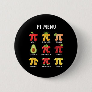 Bóton Redondo 5.08cm Menu Pi 3,14 Símbolo de Número Pi Professor de Mat