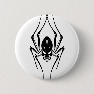 Bóton Redondo 5.08cm Merchandise Design de crânio