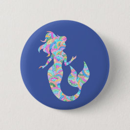 Bóton Redondo 5.08cm Mermaid badge