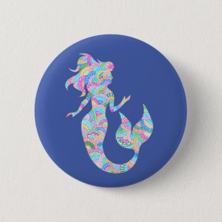 Bóton Redondo 5.08cm Mermaid badge