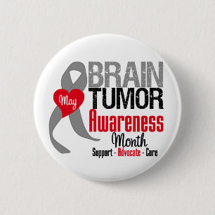 Bóton Redondo 5.08cm Mês da consciência do tumor cerebral
