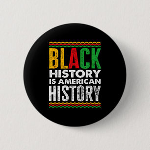 Bóton Redondo 5.08cm Mês da História Afro-Americana