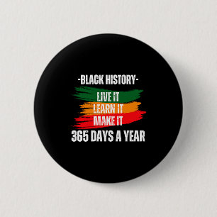 Bóton Redondo 5.08cm Mês da História Negra 2023 Viva Aprenda Faça