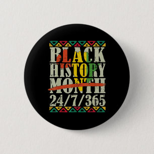 Bóton Redondo 5.08cm Mês da História Negra 247365 Com Bandeira do Mapa