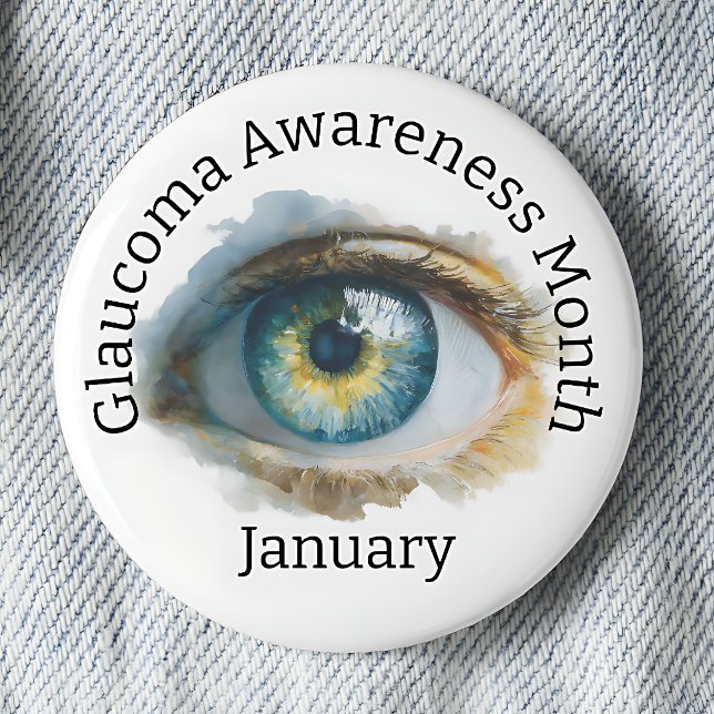 Bóton Redondo 5.08cm Mês de Conscientização sobre Glaucoma (Criador carregado)