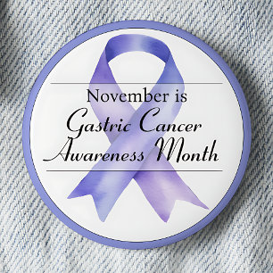 Bóton Redondo 5.08cm Mês de Sensibilização do Cancer Gástrico de novemb