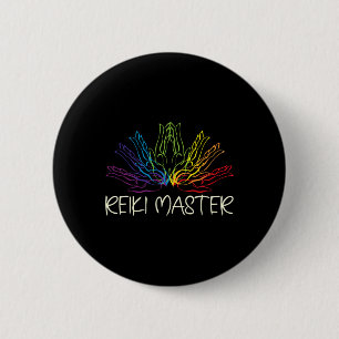 Bóton Redondo 5.08cm Mestre de Reiki Curador da Energia da Vida Espirit