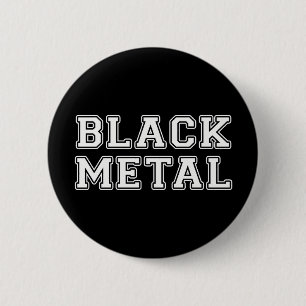 Bóton Redondo 5.08cm Metal preto