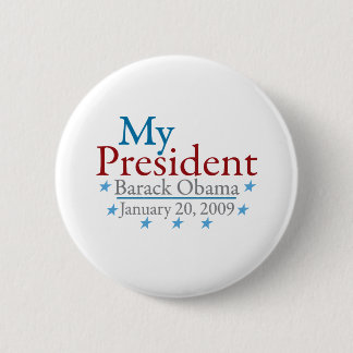 Bóton Redondo 5.08cm Meu presidente (Barack Obama)