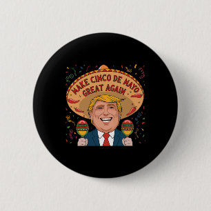 Bóton Redondo 5.08cm Mexicano Torne Excelente Cinco De Mayo Novamente E