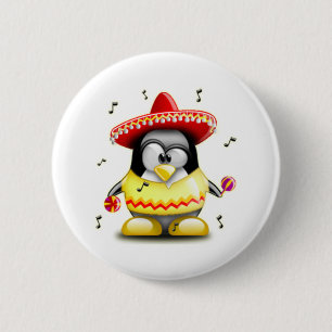 Bóton Redondo 5.08cm Mexicano Tux