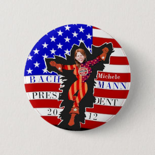 Bóton Redondo 5.08cm Michele Bachmann 2012