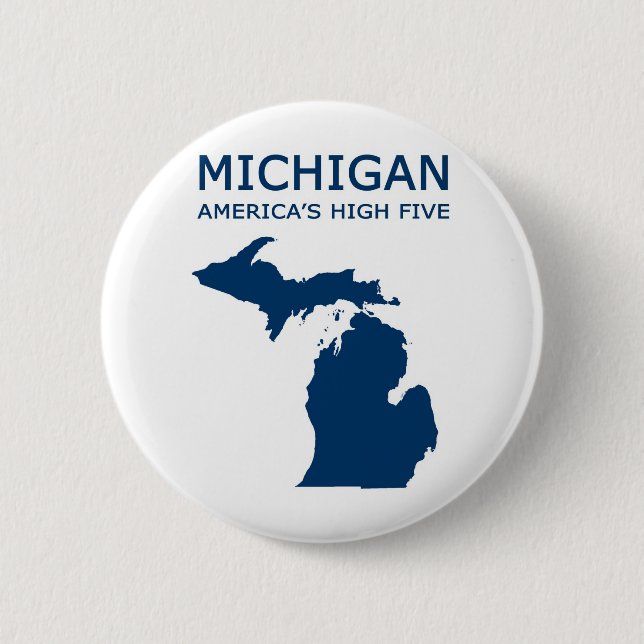 Bóton Redondo 5.08cm Michigan H5 (Frente)