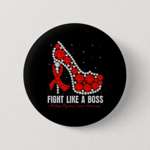 Bóton Redondo 5.08cm Mieloma Múltiplo Sensibilização Para Combater O Ca