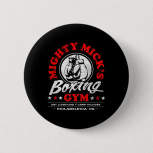Bóton Redondo 5.08cm Mighty Mick's Boxing Gym Click 70s Philadelphia