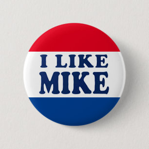 Bóton Redondo 5.08cm Mike Pence para o Presidente 2024