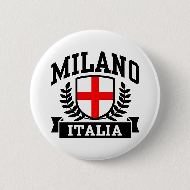 Bóton Redondo 5.08cm Milano Italia (Frente)