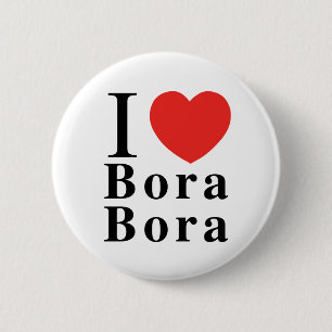 Bóton Redondo 5.08cm Mim [AMOR] botão de Bora Bora