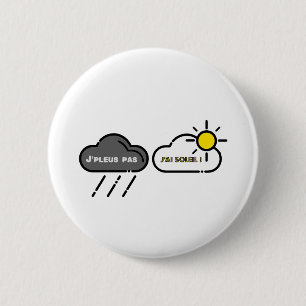 Bóton Redondo 5.08cm MIM PLEUS NÃO TENHO SOL! - Jogos de palavras