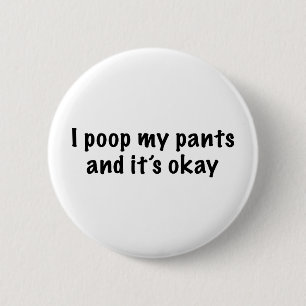 Bóton Redondo 5.08cm Mim tombadilho minhas calças