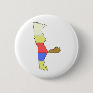 Bóton Redondo 5.08cm MIMAL, o Elf, o Chef dos Cinco Estados