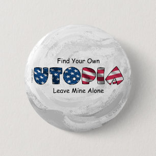 Bóton Redondo 5.08cm Minha Utopia