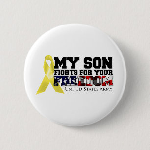 Bóton Redondo 5.08cm Minhas lutas do filho para sua liberdade