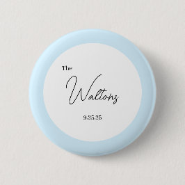 Bóton Redondo 5.08cm Minimalistic Wedding Button