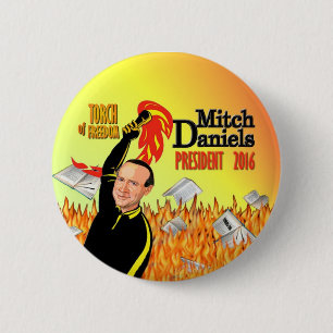 Bóton Redondo 5.08cm Mitch Daniels para o presidente 2016