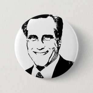 Bóton Redondo 5.08cm Mitt Romney 2012